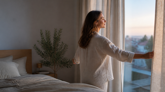 Lumière du matin illustrant le rythme naturel de la mélatonine