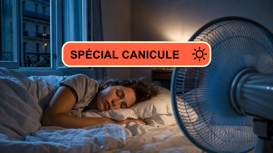 Ventilateur la nuit pendant la canicule